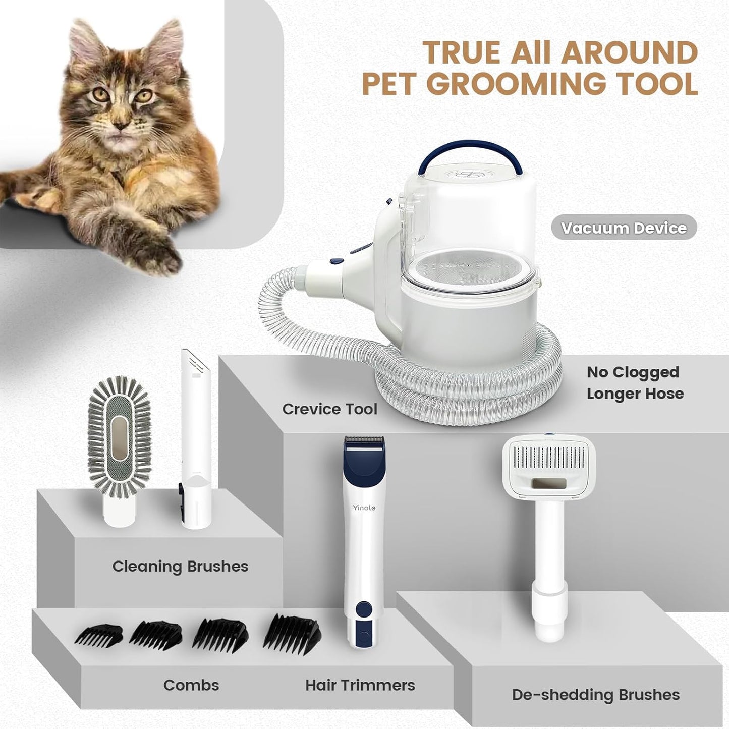 Yinole Pet Grooming Vacuum