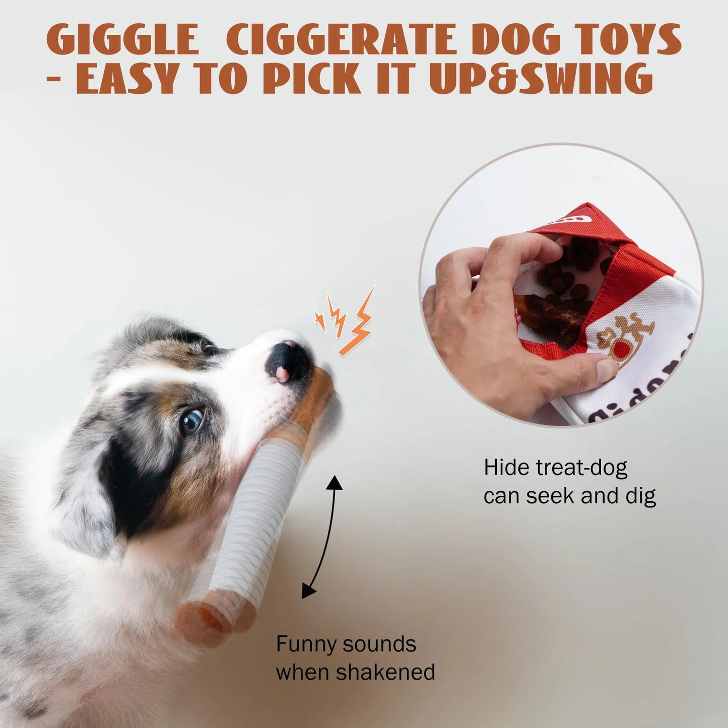 Petzy Cigarette Dog Toy