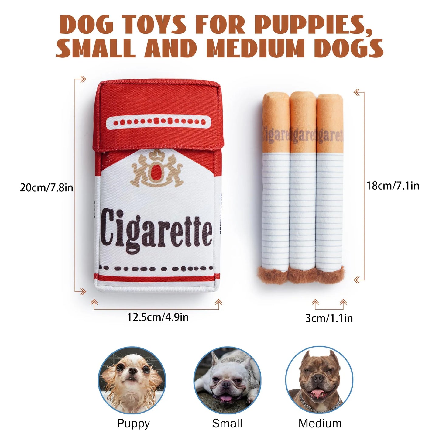 Petzy Cigarette Dog Toy